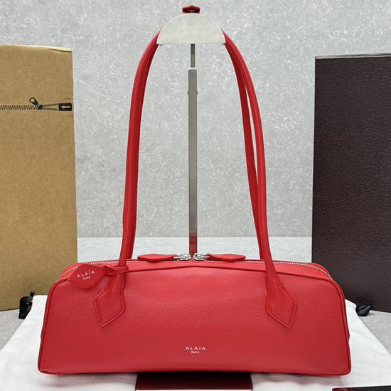 Alaia Le Teckel Shoulder Bag Red L4401