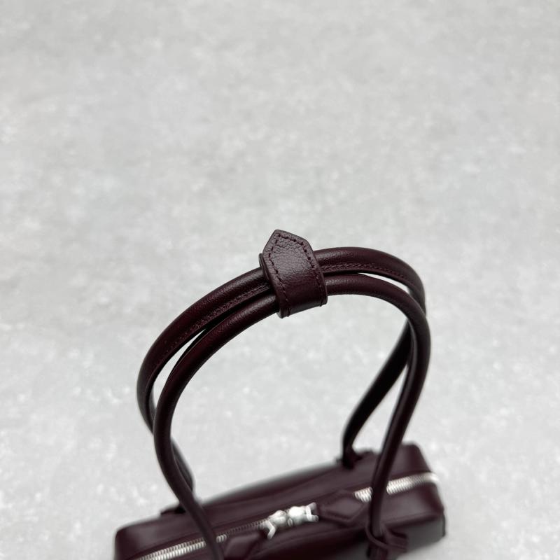 Alaia Le Teckel Small Shoulder Bag Burgundy S4401