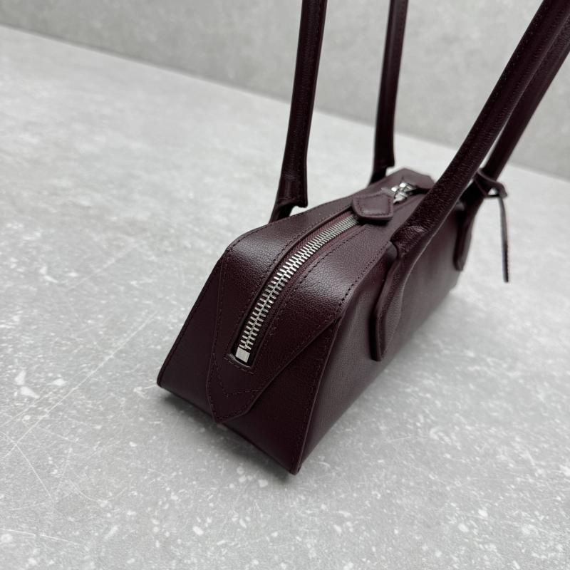 Alaia Le Teckel Small Shoulder Bag Burgundy S4401