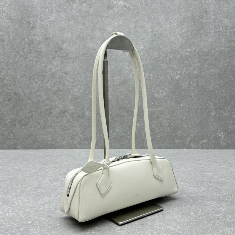 Alaia Le Teckel Small Shoulder Bag White S4401