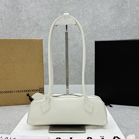 Alaia Le Teckel Small Shoulder Bag White S4401