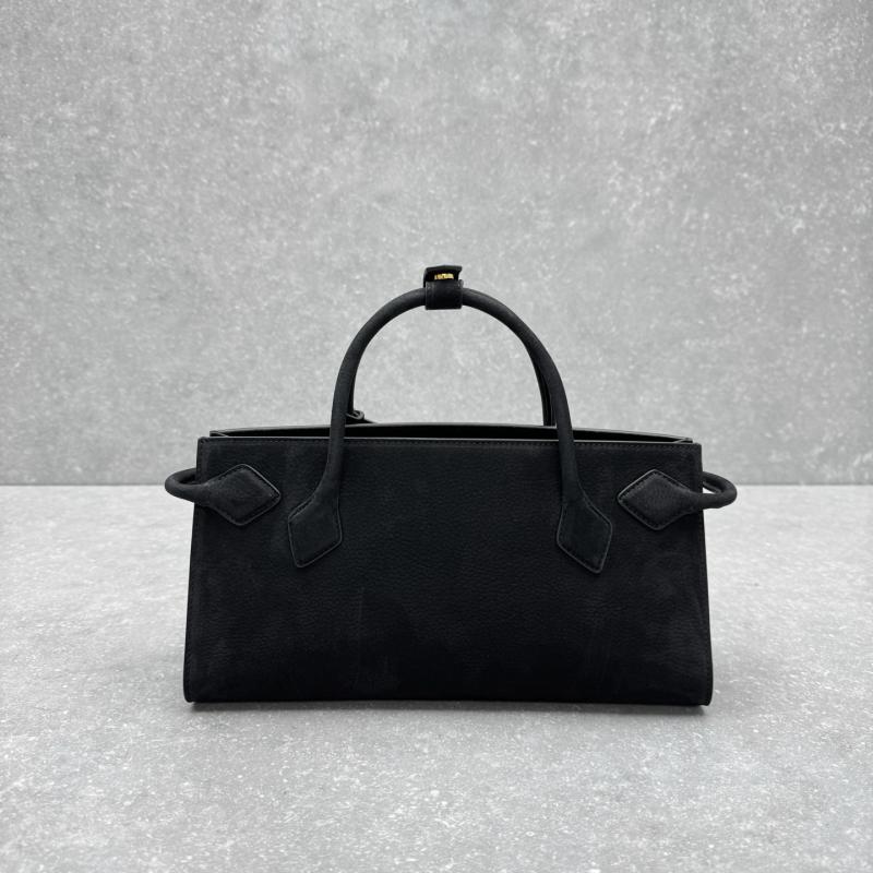 Alaia Le Teckel Small Suede Tote Bag Black S4425
