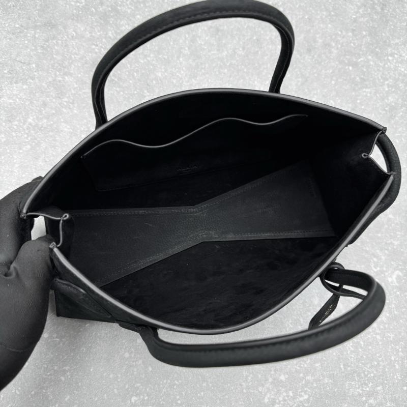 Alaia Le Teckel Small Suede Tote Bag Black S4425