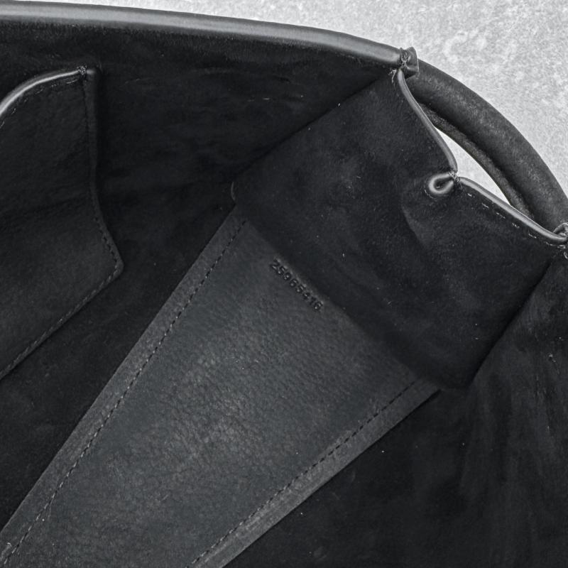 Alaia Le Teckel Small Suede Tote Bag Black S4425