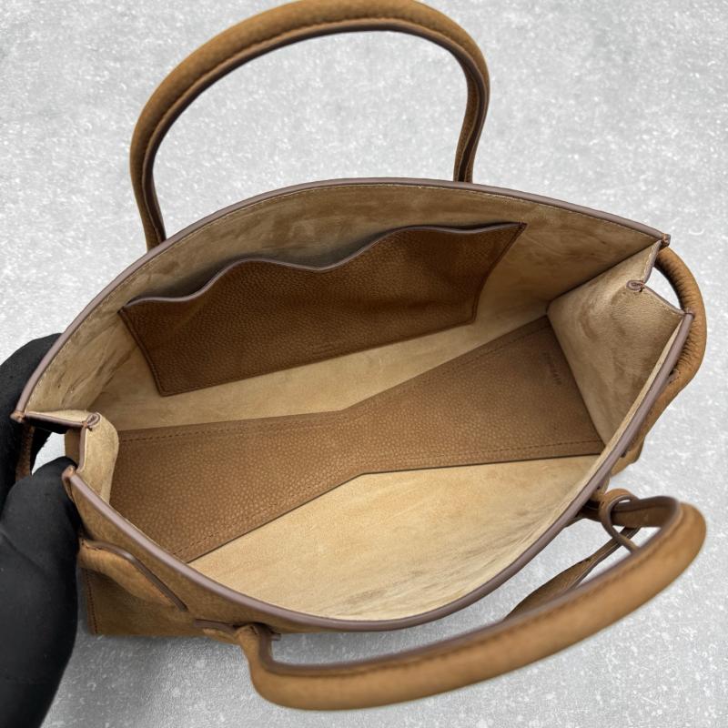 Alaia Le Teckel Small Suede Tote Bag Brown S4425