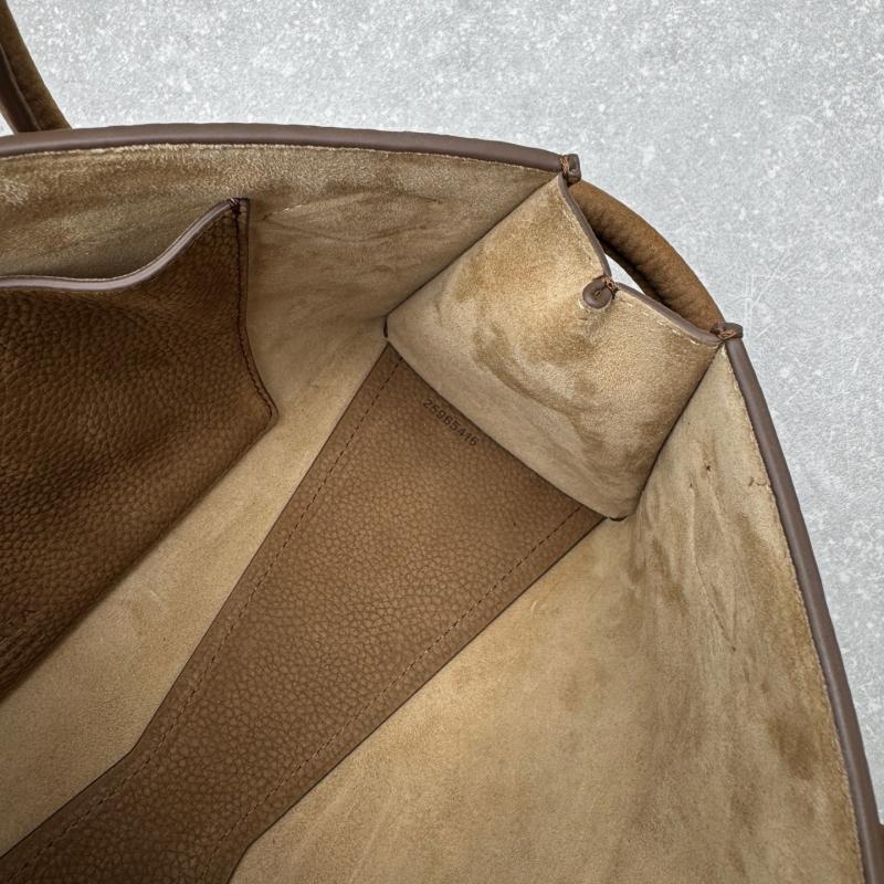 Alaia Le Teckel Small Suede Tote Bag Brown S4425