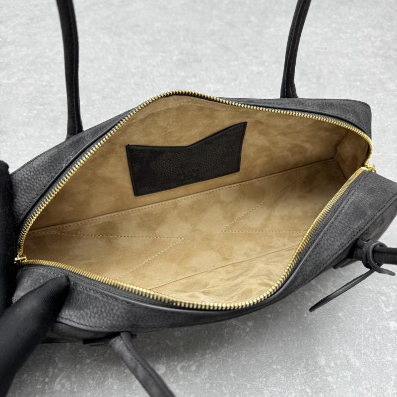 Alaia Le Teckel Suede Shoulder Bag Grey L4401