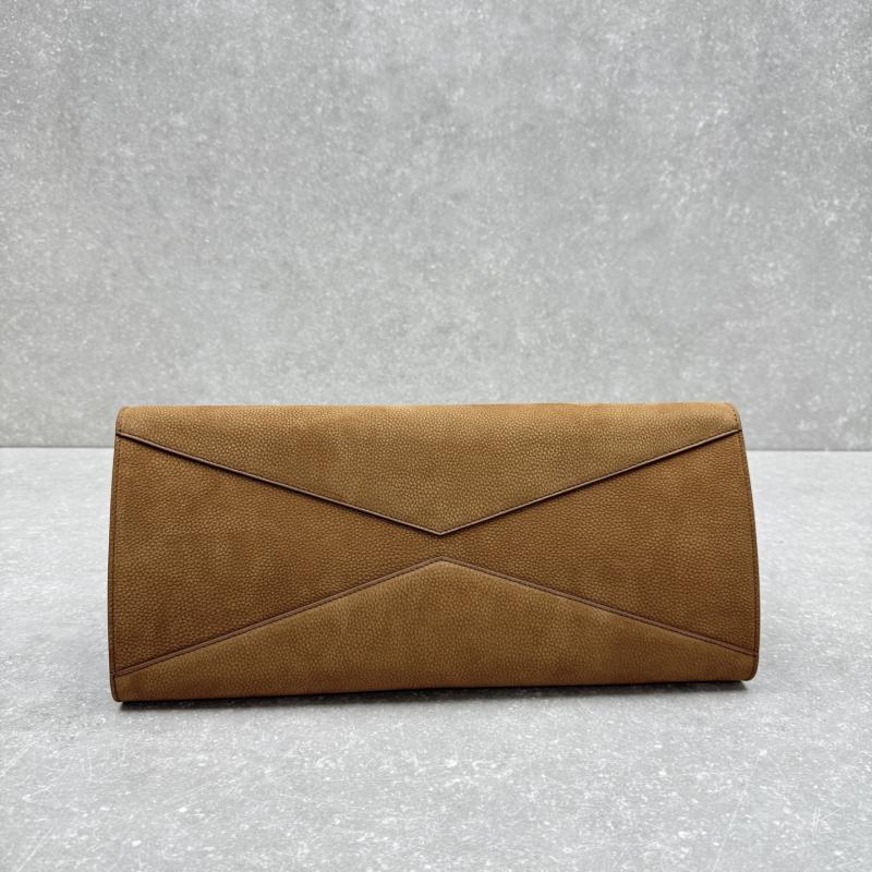 Alaia Le Teckel Suede Tote Bag Brown L4425