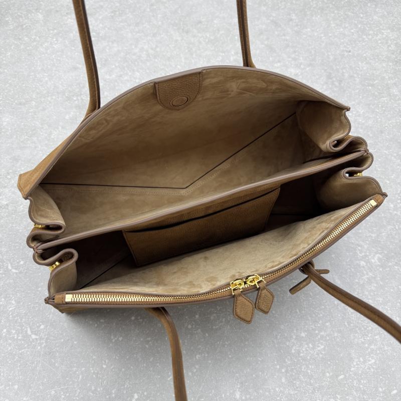 Alaia Le Teckel Suede Tote Bag Brown L4425