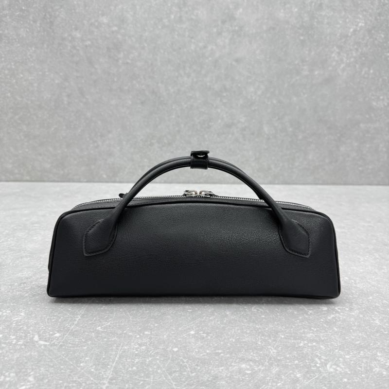 Alaia Le Teckel textured-leather Tote Black AL4499
