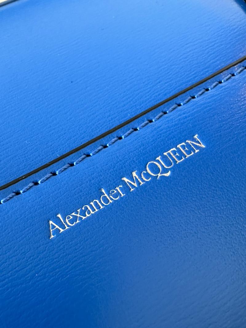 Alexander McQueen Jewelled Mini Hobo Bag Blue A731136