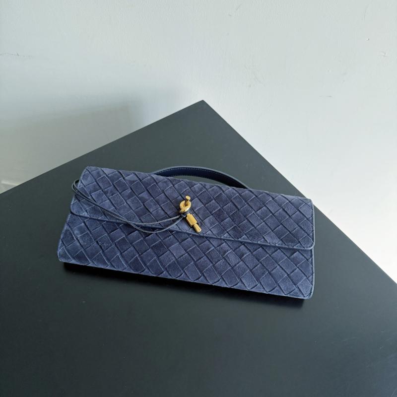 Bottega Veneta Long Andiamo Clutch Neptune 741511