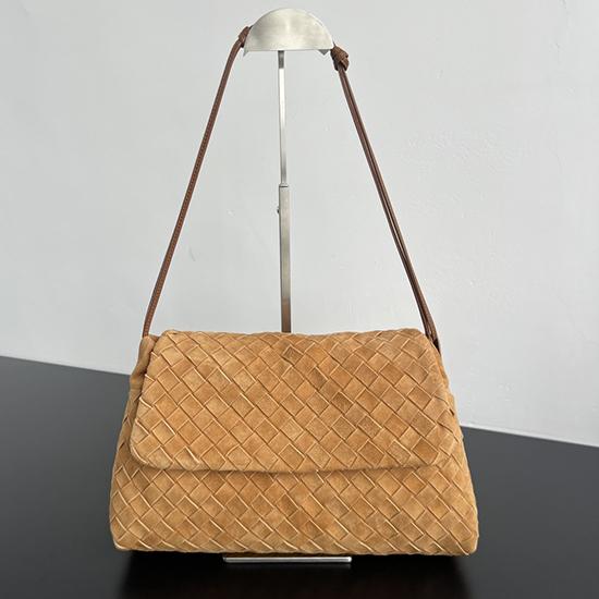 Bottega Veneta Suede Giorno Amber 857657 Bottega Veneta Suede Giorno Amber 857657