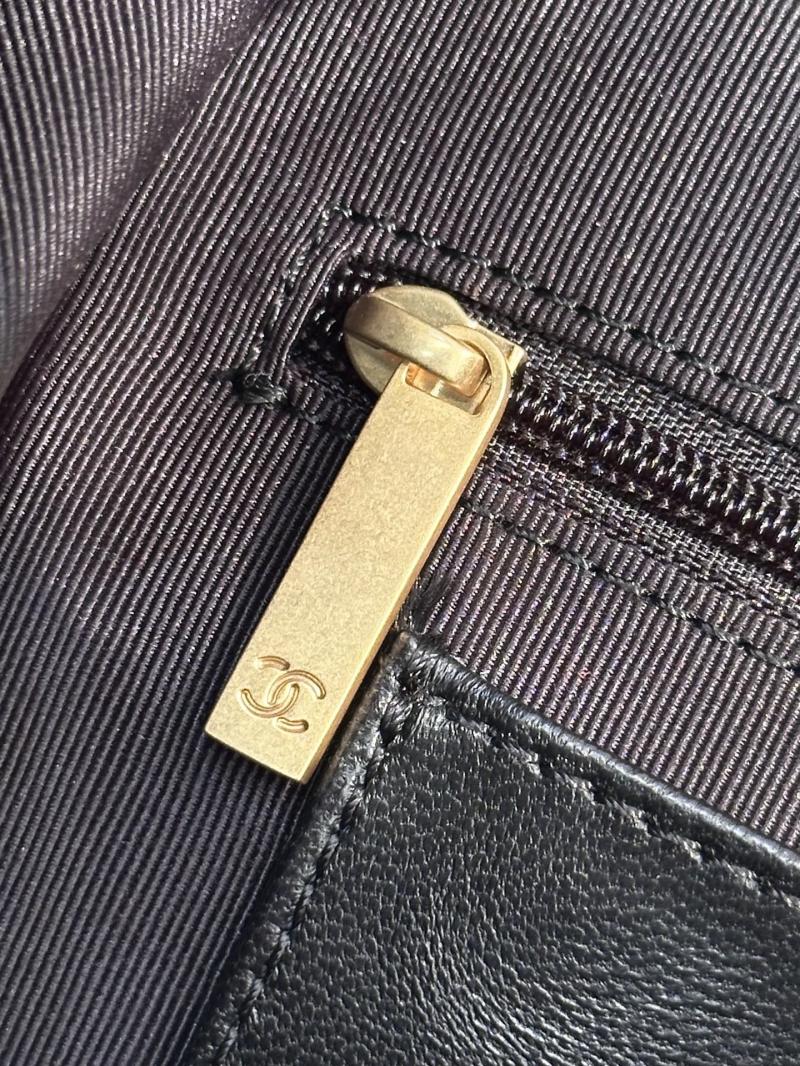 Chanel Calfskin Large Hobo Bag Black AS5978