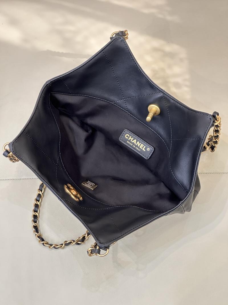 Chanel Calfskin Small Tote Black AS6015