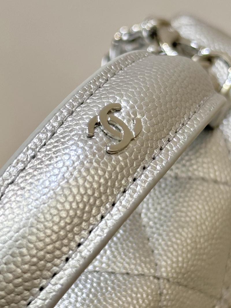 Chanel Long Vanity With Chain Silver AP4407