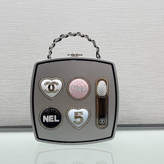 Chanel Makeup Palette Minaudiere Silver AS5652 Chanel Makeup Palette Minaudiere Silver AS5652