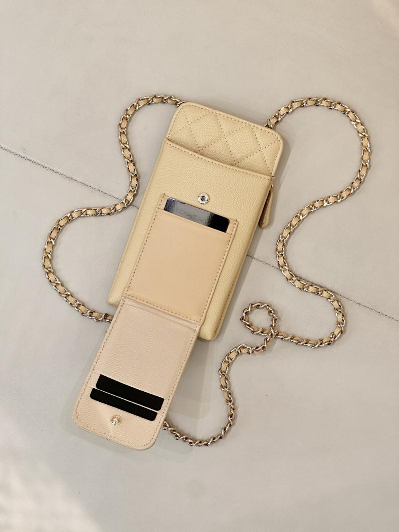 Chanel Phone Bag Beige AP0990