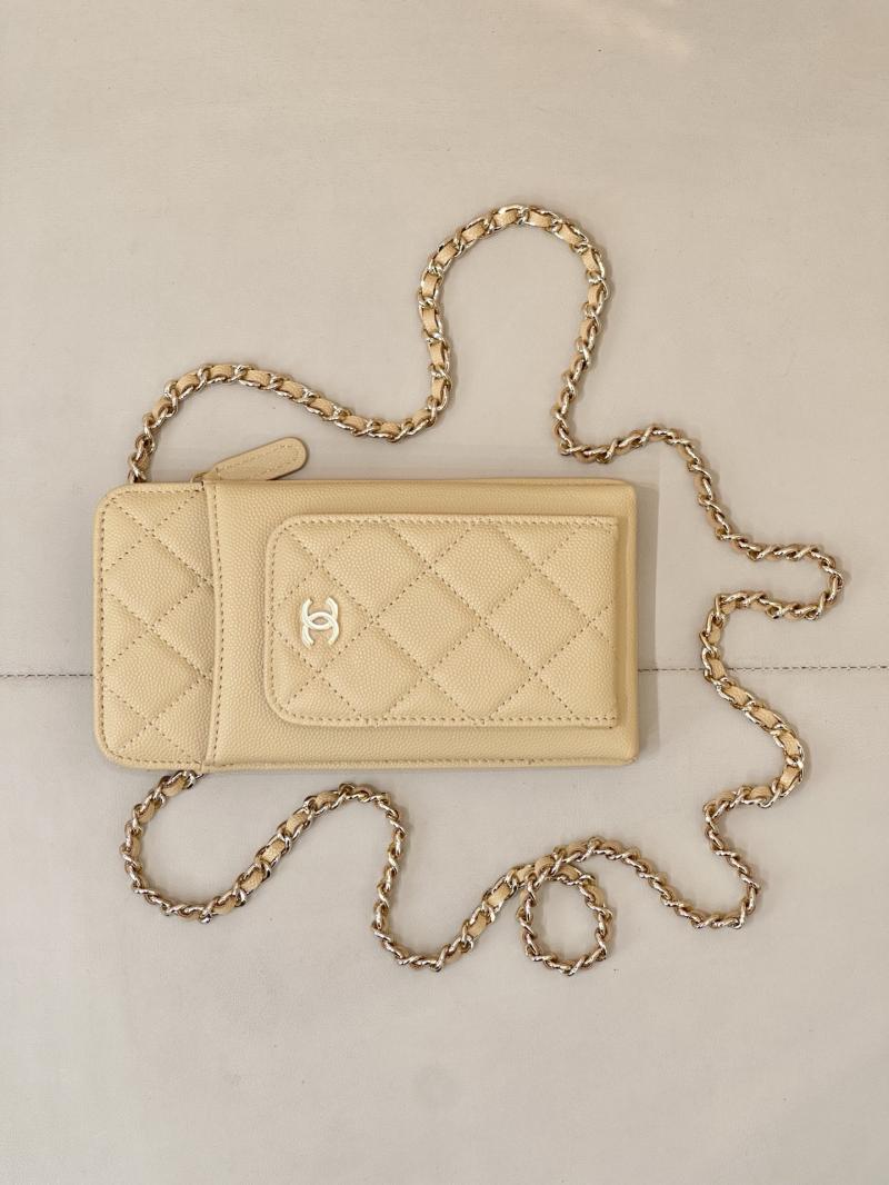 Chanel Phone Bag Beige AP0990