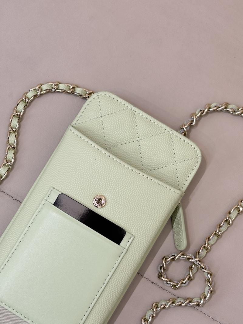 Chanel Phone Bag Green AP0990