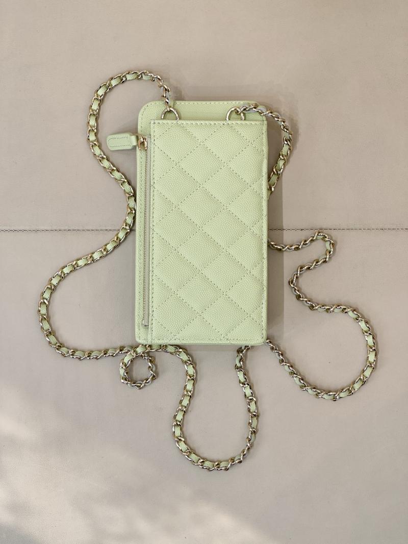 Chanel Phone Bag Green AP0990