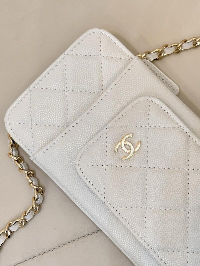 Chanel Phone Bag White AP0990
