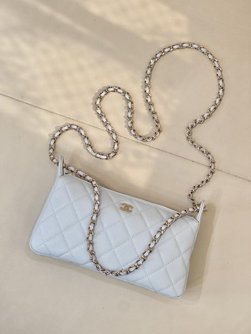 Chanel Shoulder Bag Blue AP4704