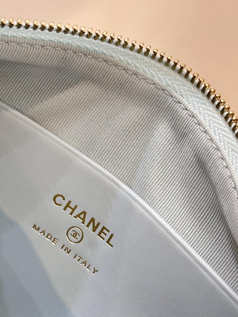 Chanel Shoulder Bag Blue AP4704