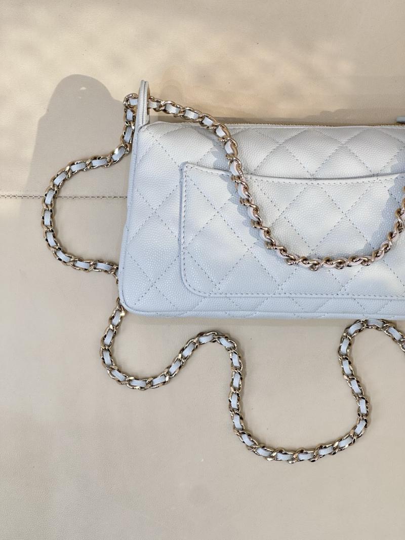 Chanel Shoulder Bag Blue AP4704