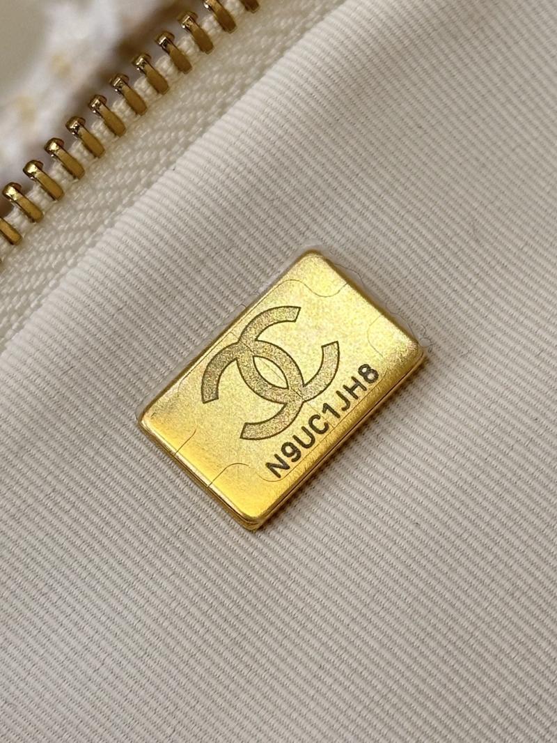 Chanel Tweed Bow bag Beige AS5851