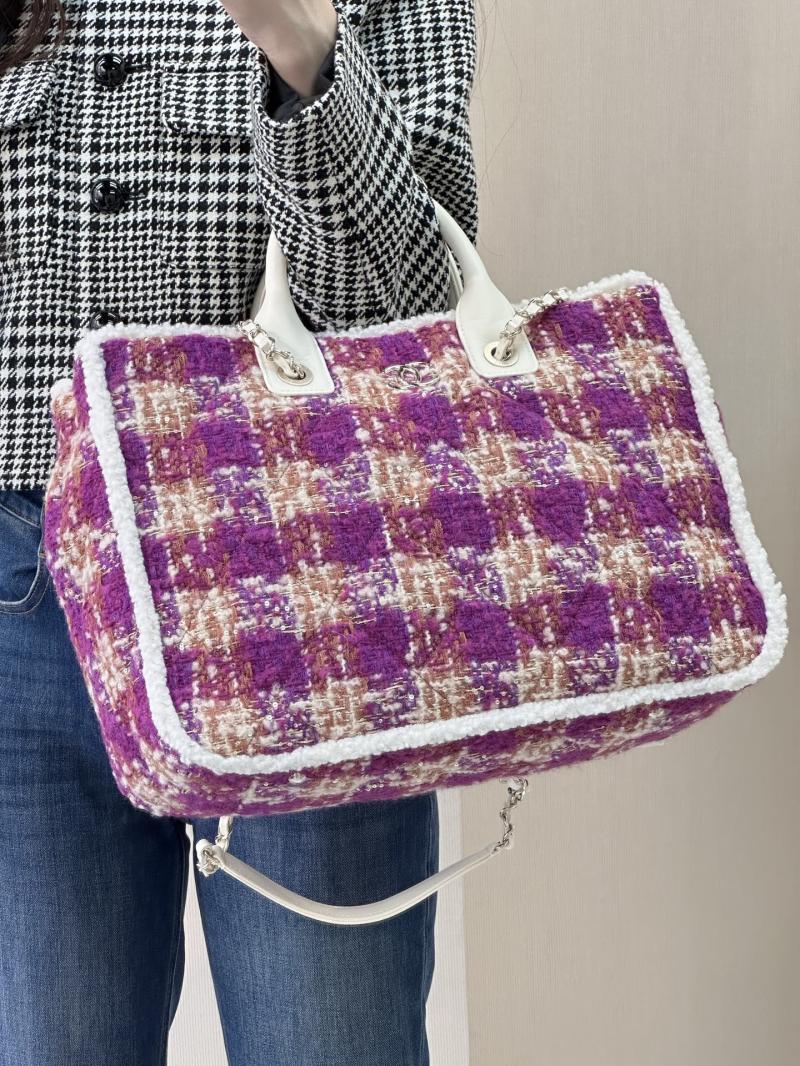 Chanel Tweed Shopping Bag AS5689 Pink