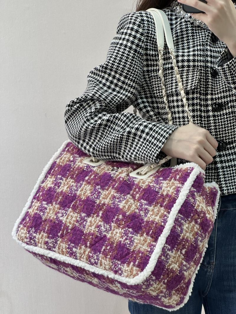 Chanel Tweed Shopping Bag AS5689 Pink