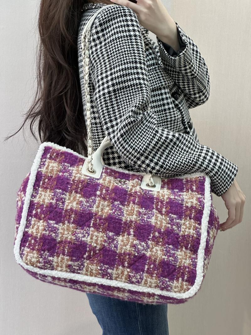 Chanel Tweed Shopping Bag AS5689 Pink