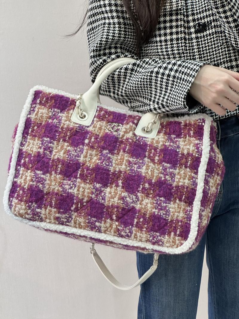 Chanel Tweed Shopping Bag AS5689 Pink