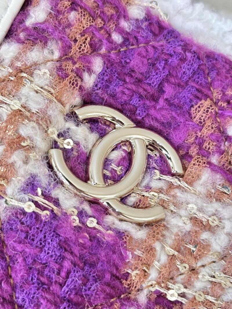 Chanel Tweed Shopping Bag AS5689 Pink