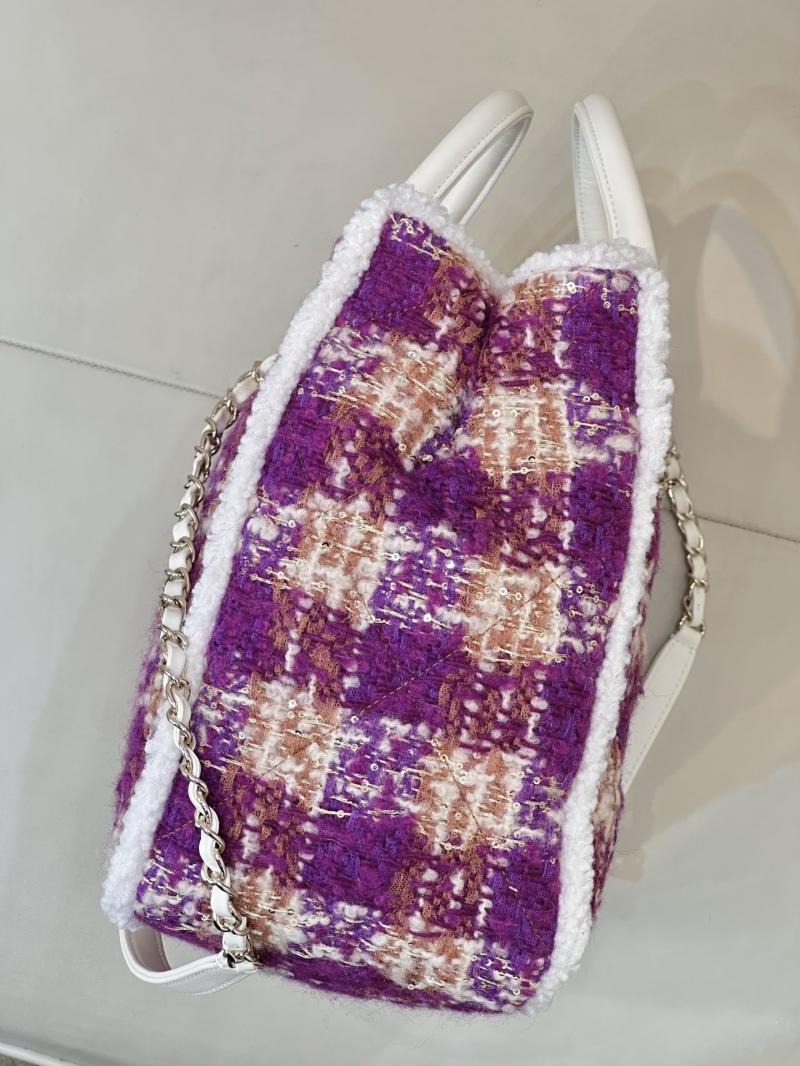 Chanel Tweed Shopping Bag AS5689 Pink