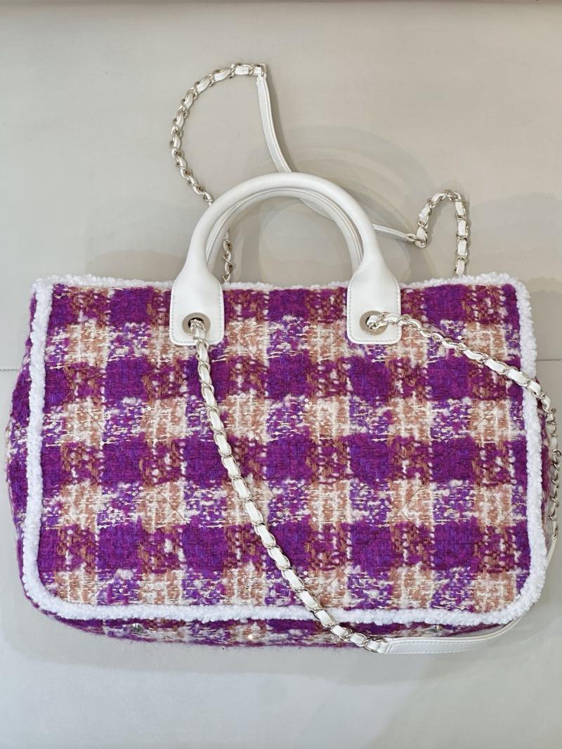 Chanel Tweed Shopping Bag AS5689 Pink