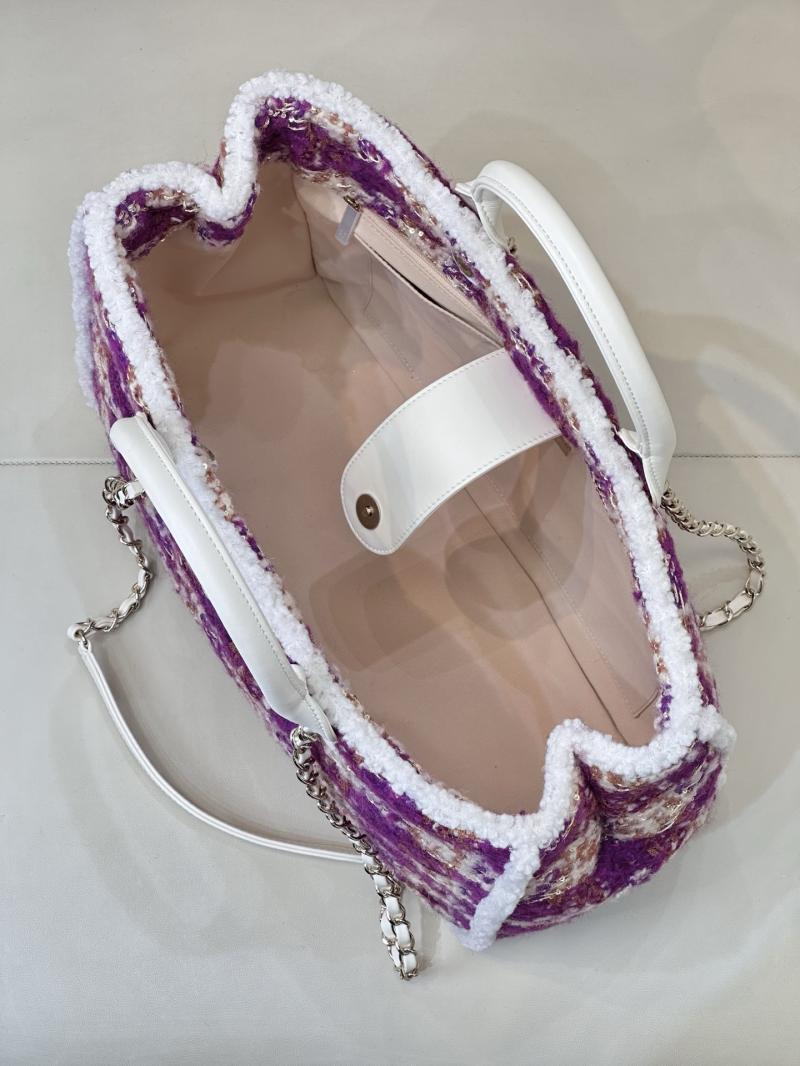 Chanel Tweed Shopping Bag AS5689 Pink