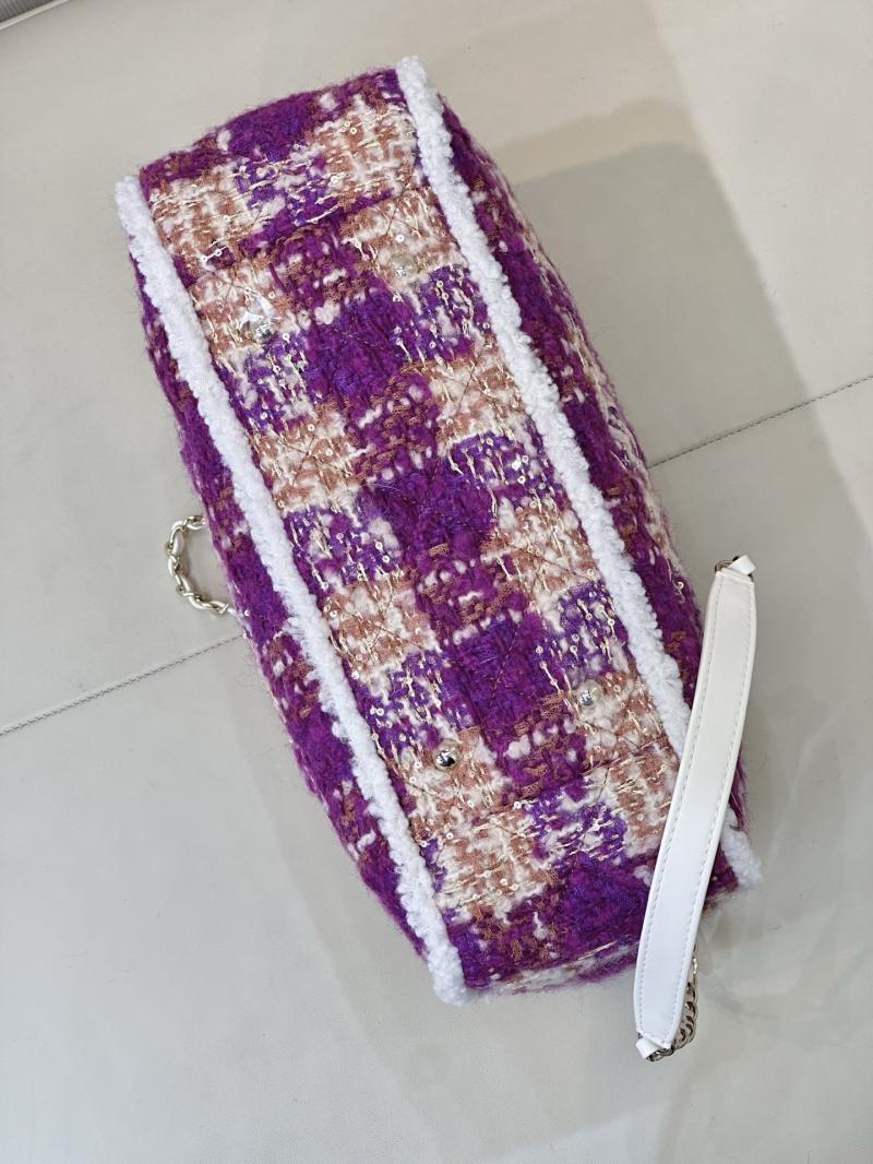 Chanel Tweed Small Tote Pink AS5688