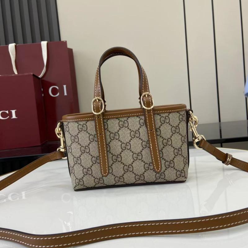 Gucci GG Emblem mini bag Brown 855491