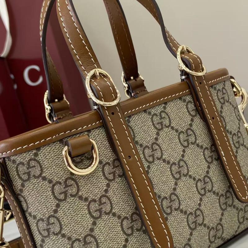 Gucci GG Emblem mini bag Brown 855491