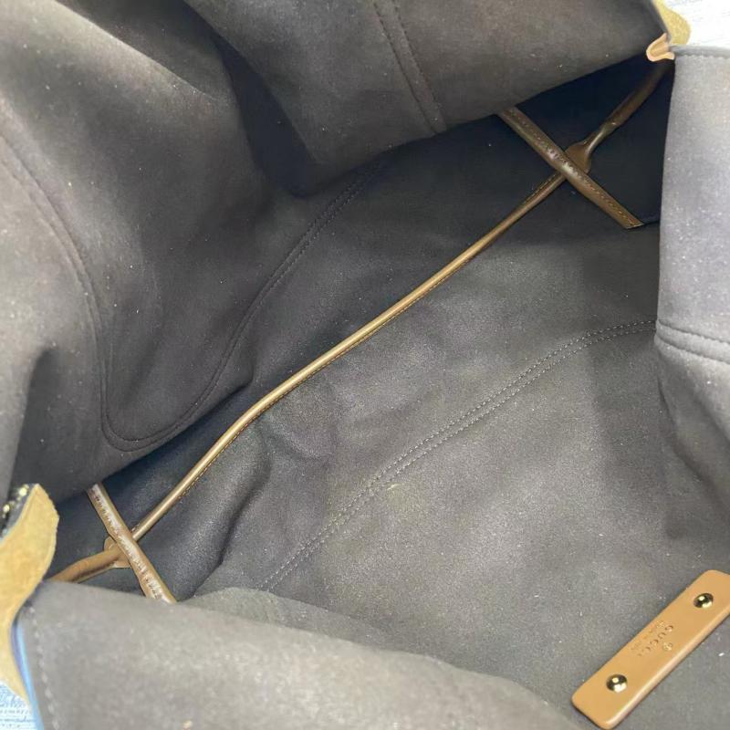 Gucci Suede Softbit maxi shoulder bag Brown ‎837466