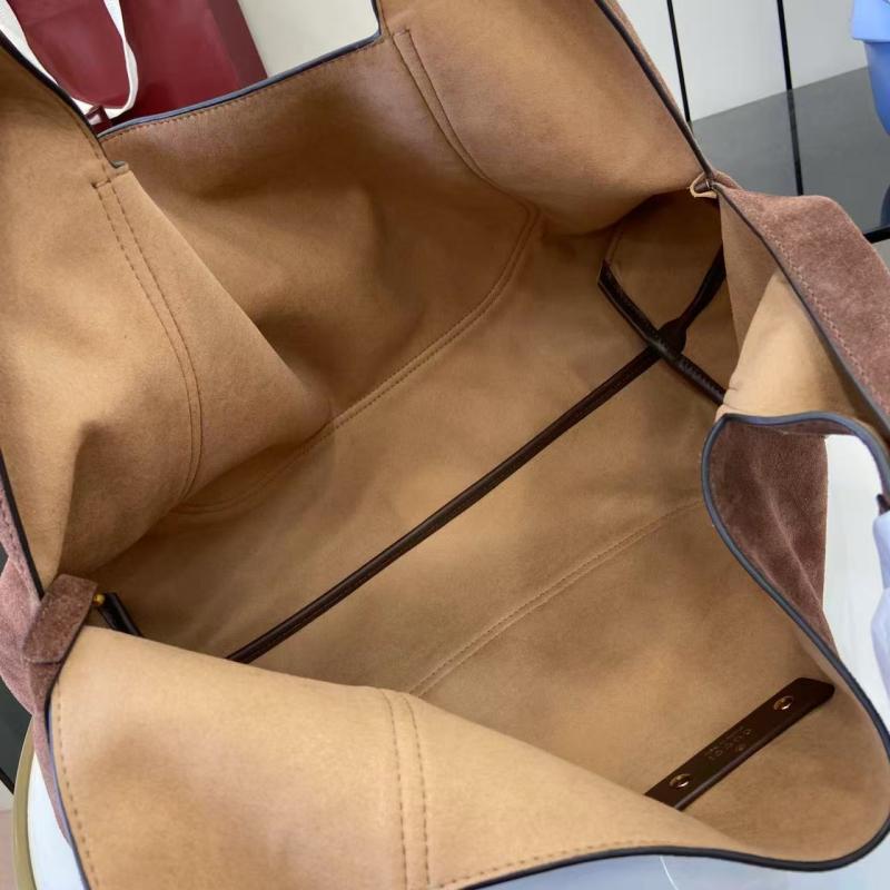 Gucci Suede Softbit maxi shoulder bag Dark Brown ‎837466