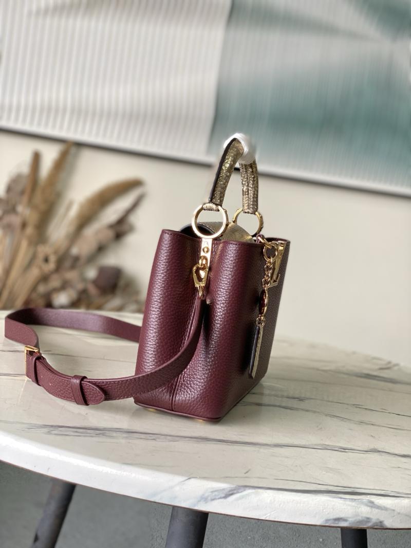 Louis Vuitton Capucines BB Burgundy N89369
