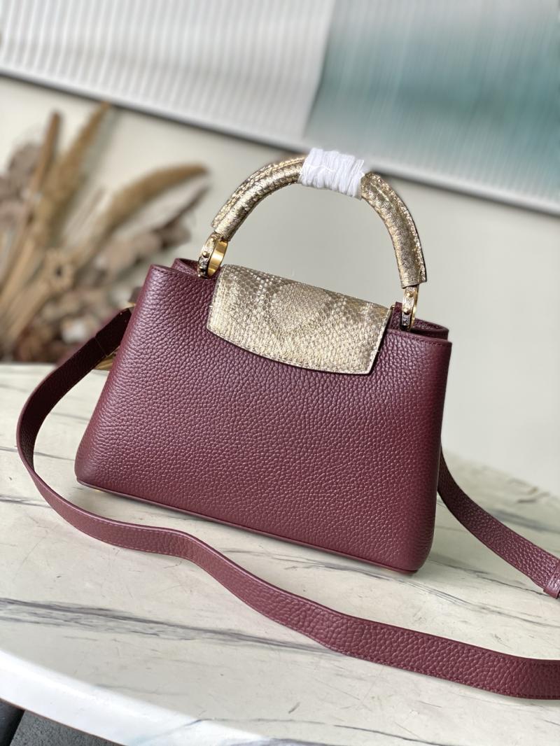Louis Vuitton Capucines BB Burgundy N89369
