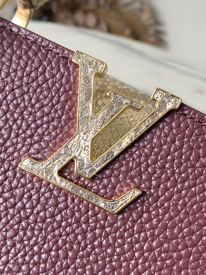 Louis Vuitton Capucines BB Burgundy N89369