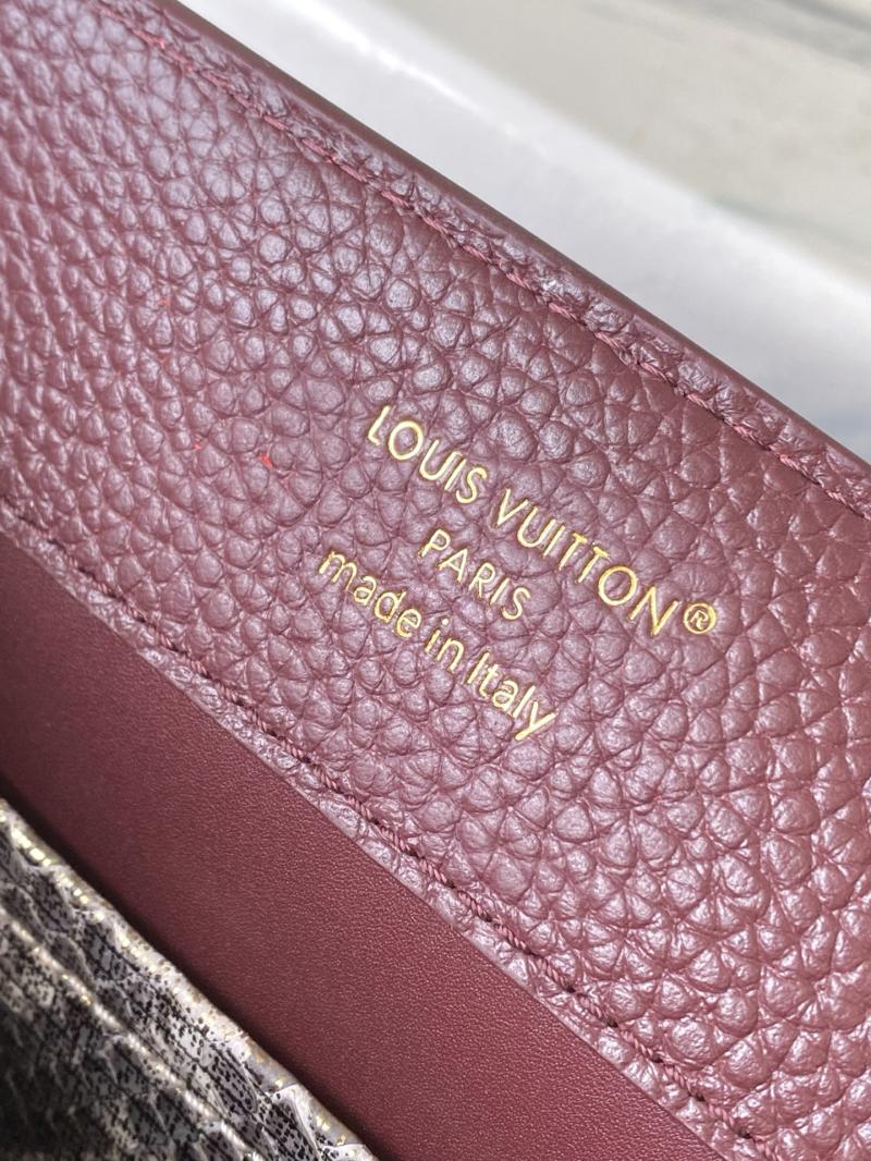 Louis Vuitton Capucines BB Burgundy N89369