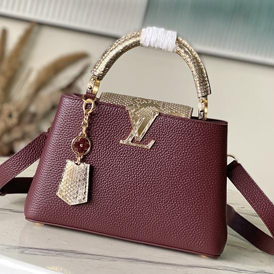 Louis Vuitton Capucines BB Burgundy N89369