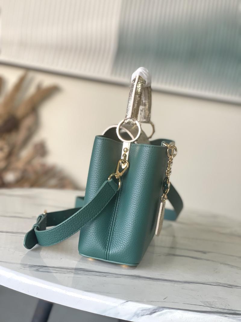 Louis Vuitton Capucines BB Green N89369