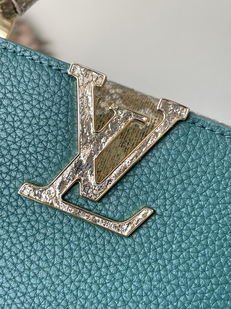 Louis Vuitton Capucines BB Green N89369